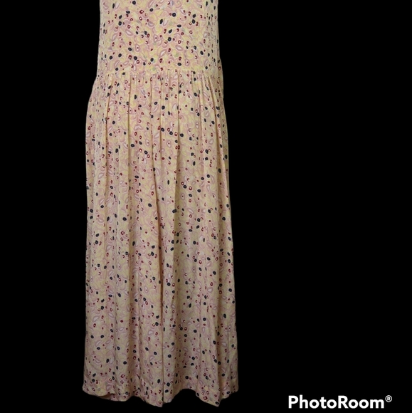 MII Silk Multicolor Print Maxi Dress ,L, EUC - Picture 5 of 8